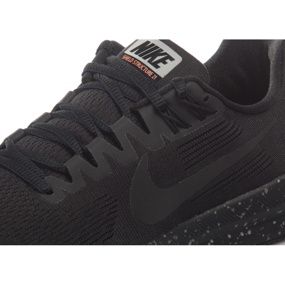 NIKE AIR ZOOM STRUCTURE 21 SHIELD 907323-001 Black - Outletcenter.gr