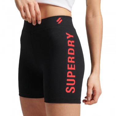 SUPERDRY D1 SDCD CODE CORE SPORT CYCLE SHORT W7110328A-33B Black