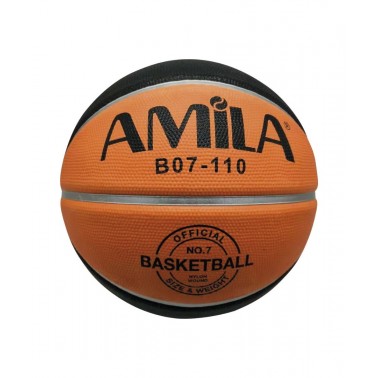 AMILA ΜΠΑΛΑ BASKET AMILA #7 RUBBER - BO7 - 110 41461-26 Πορτοκαλί