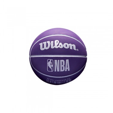 WILSON NBA DRIBBLER BSKT LA LAKERS MINI WTB1100PDQLAL Purple
