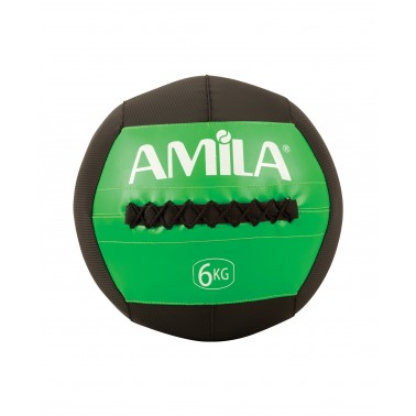 AMILA WALL BALL 6KG 44692 Μαύρο