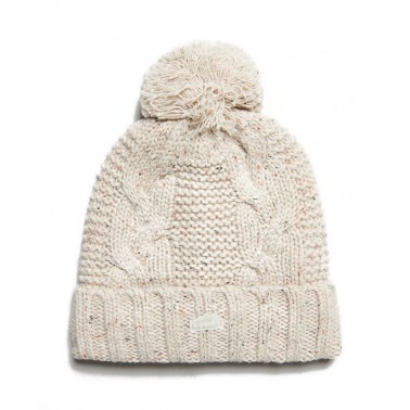 SUPERDRY D2 VINTAGE CABLE BEANIE W9010154A-W6P Εκρού